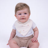 Neutral Rainbow Muslin Baby Bandana Bibs, 10 Pc
