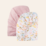 Floral Muslin Crib Sheets, 2 pc