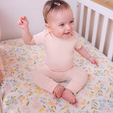 Floral Muslin Crib Sheets, 2 pc