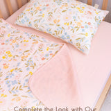 Floral Muslin Crib Sheets, 2 pc