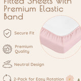Floral Muslin Crib Sheets, 2 pc