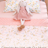 Floral Muslin Crib Sheets, 2 pc