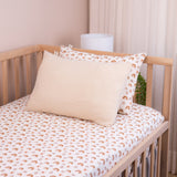 Neutral Rainbow Muslin Crib Sheets, 2 pc