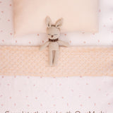 Neutral Rainbow Muslin Crib Sheets, 2 pc