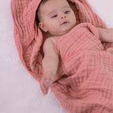 Floral Hooded Bath Towels for Infants, 2 pc