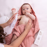 Floral Hooded Bath Towels for Infants, 2 pc