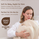 Neutral Beige Breastfeeding Nursing Cover