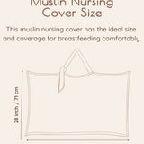 Neutral Beige Breastfeeding Nursing Cover