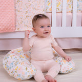 Floral Muslin Nursing Pillow Cover, 2 pc