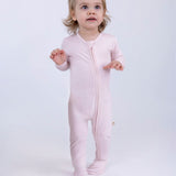 Pink Baby Girl Pajamas Sleep and Play