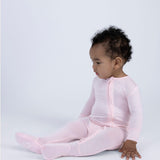 Pink Baby Girl Pajamas Sleep and Play