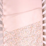Botanical Pink Fitted Crib Sheets Girl, 2 Pc