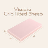 Botanical Pink Fitted Crib Sheets Girl, 2 Pc