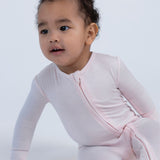 Pink Footless Baby Pajamas