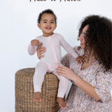 Pink Footless Baby Pajamas