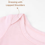 Botanical Pink Knotted Baby Gowns, 2 Pc