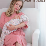 Pink Maternity Robe