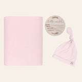 Pink Newborn Receiving Blankets Set