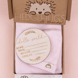 Pink Newborn Receiving Blankets Set