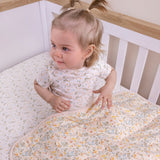 Organic Cotton Baby Blanket Floral