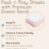 Floral Cotton Pack n Play Sheets, 2 Pc