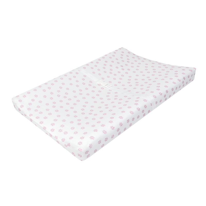 My Little Zone 2 Pack Changing Pad Covers (White - Light Pink)